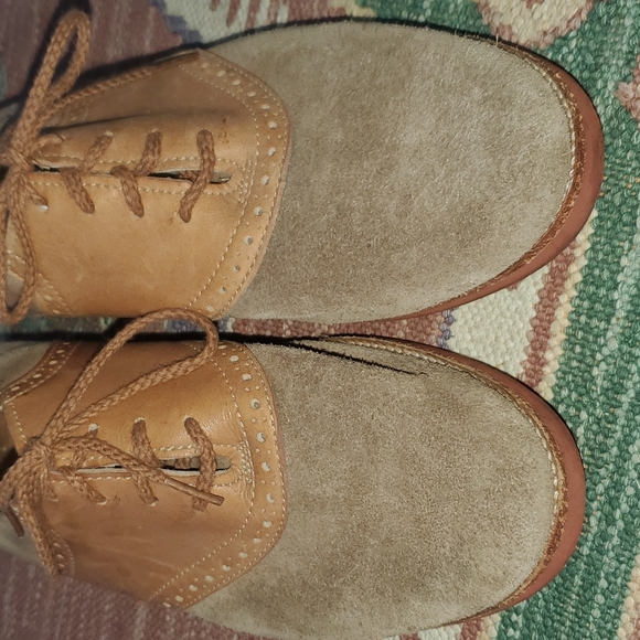 Vintage Bass Suede & Leather Saddle Shoes - Picture 2 of 8